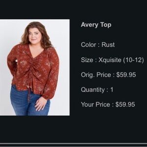 ARULA Blouse Floral Type Print Size X